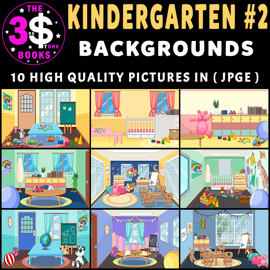 Kindergarten #2 Backgrounds - 1O Pictures