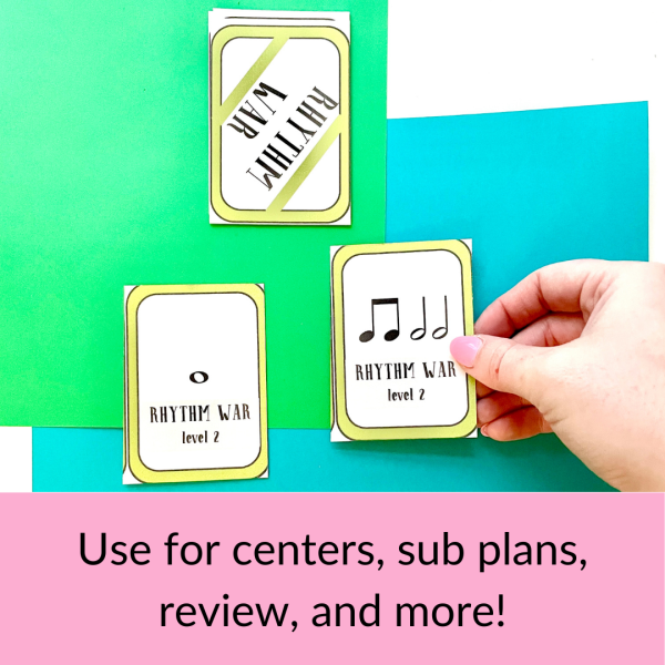 Rhythm War Level 2 Music Card Game for General Music Centers - Made By ...