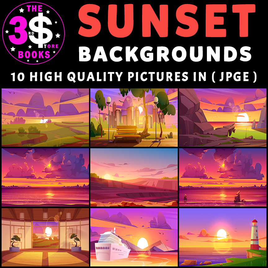 Sunset Backgrounds - 1O Pictures
