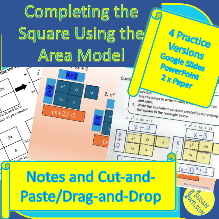 Completing the Square Using the Area Model
