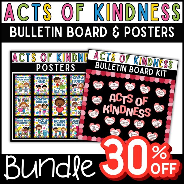 Random Acts of Kindness Day Bulletin Board and Posters Bundle! | Made ...