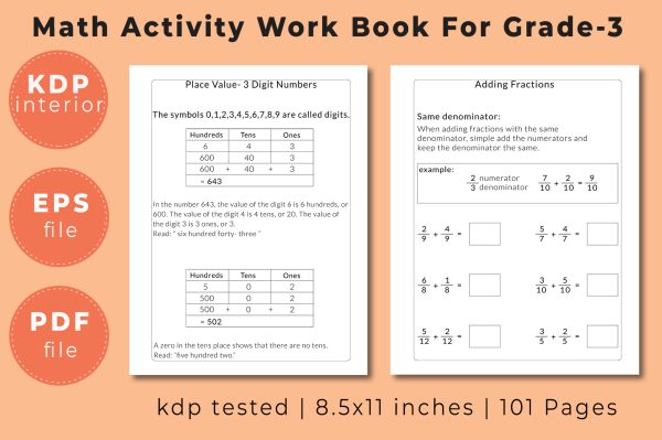 Math Activity Workbook For Grade 3 | Made By Teachers