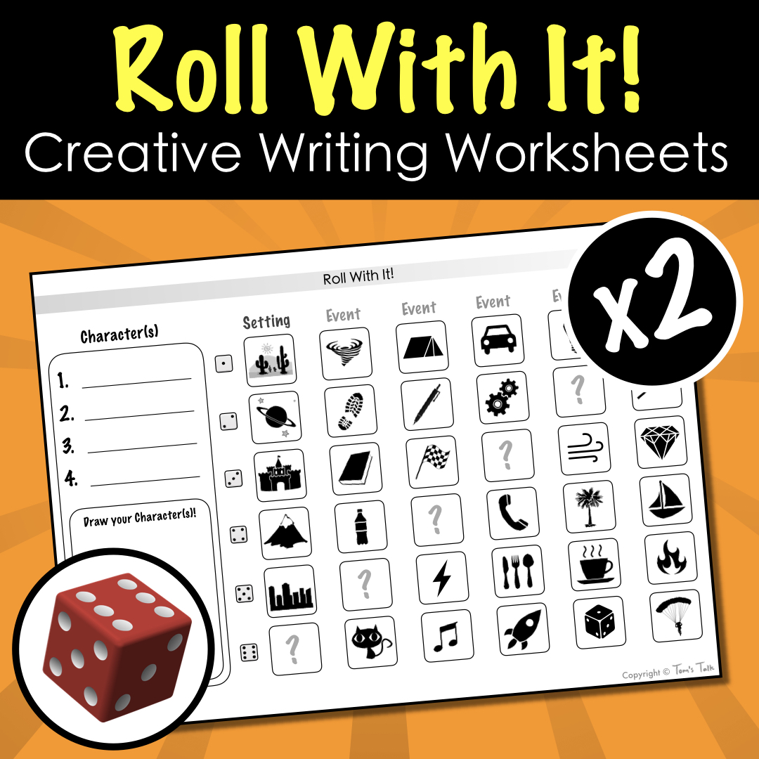 Creative Writing Worksheets Game + Writing Paper