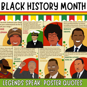 black history month bulletin board | Influential People Classroom Decor ...