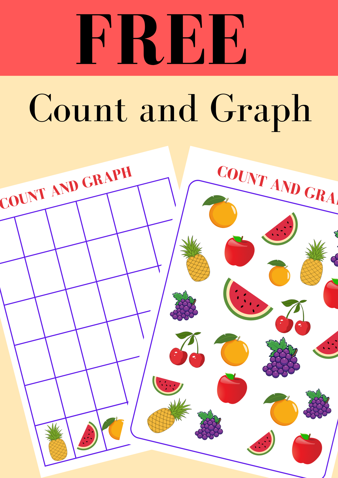 Count and Graph - Fruit
