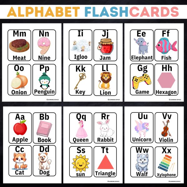 Free Alphabet Posters & Alphabet Flashcrads, Classroom Decor - Made By ...