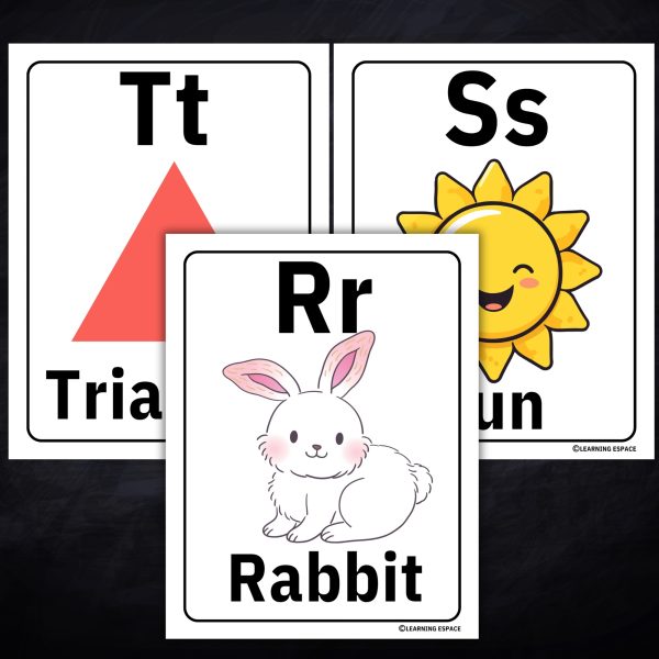 Free Alphabet Posters & Alphabet Flashcrads, Classroom Decor - Made By ...