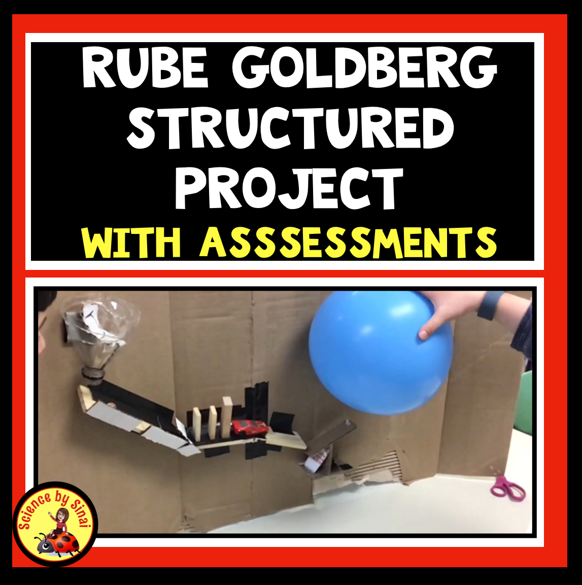 Rube Goldberg Structured STEM Project with Rubrics