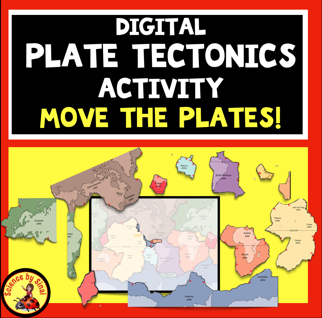 Drag and Drop PLATE TECTONICS DIGITAL ACTIVITY