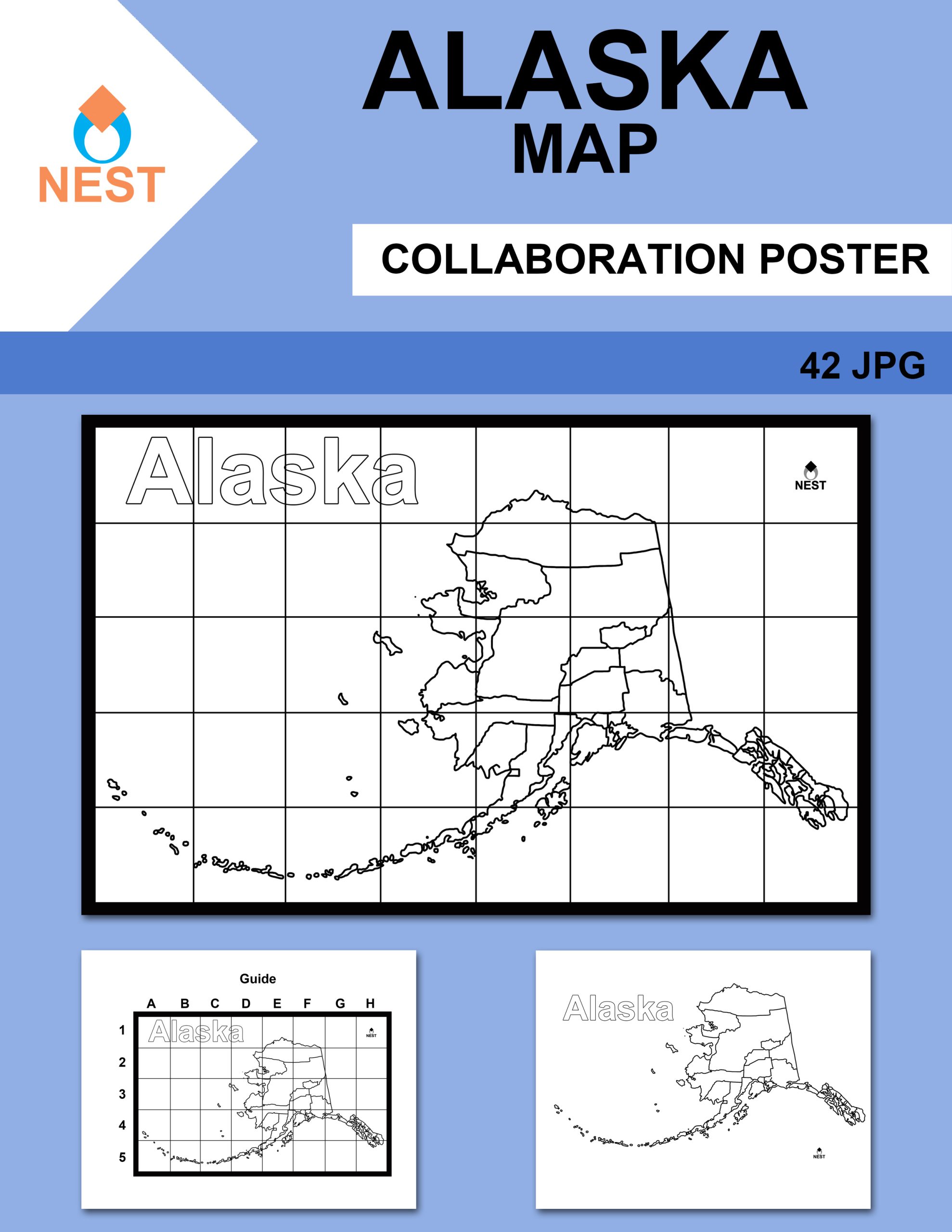 Alaska Map Collaboratio Poster
