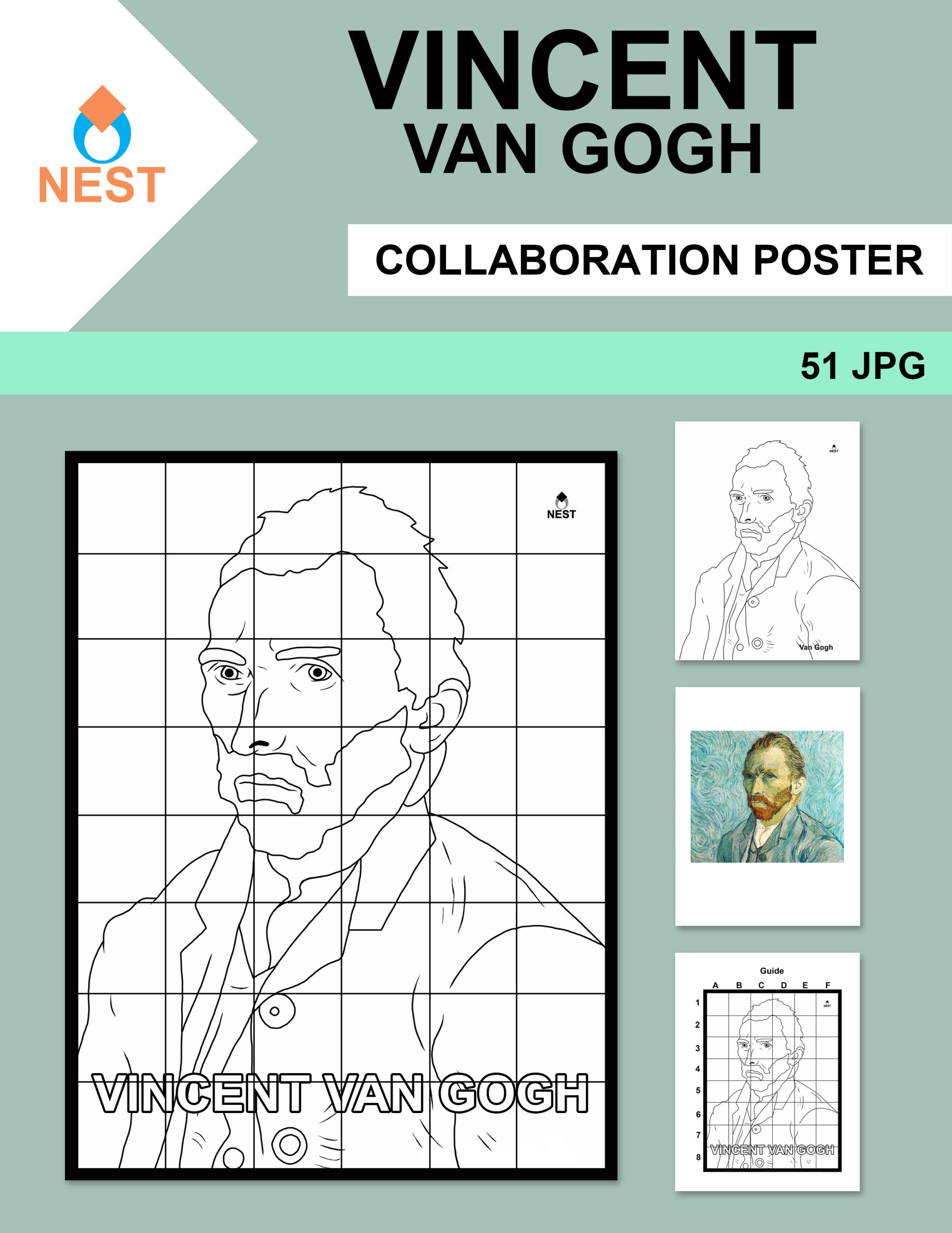 Vincent Van Gogh Collaboration Poster
