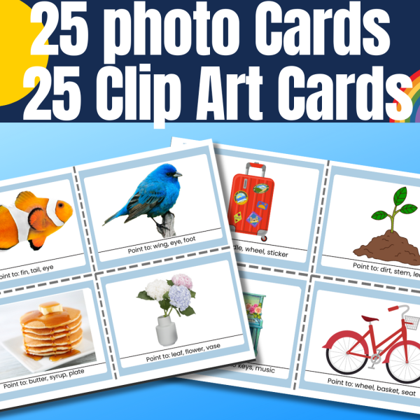Objects With Label Part Point to or Label Part of an Object Picture Cards Aligned with ABLLS-R ...