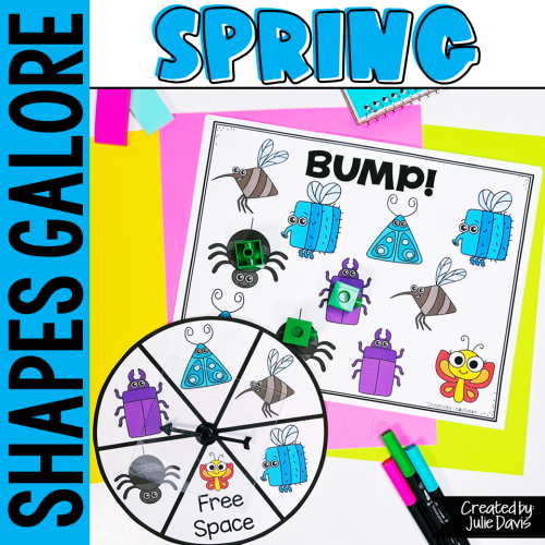 Spring Insect Spel Spring Insects and Bugs Activities | 2D Shapes and Games | Made By Teachers