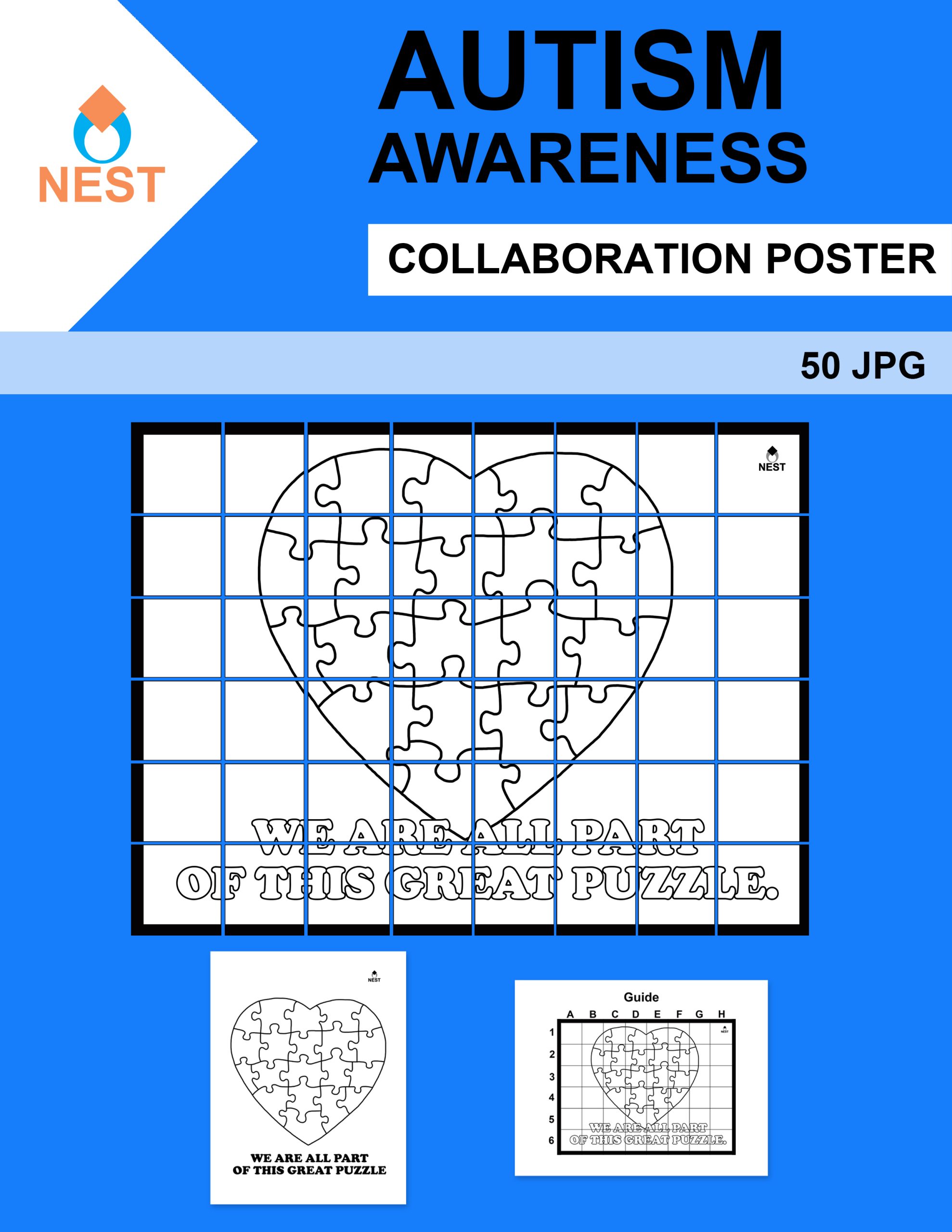 Autism Awareness Collaboration Poster