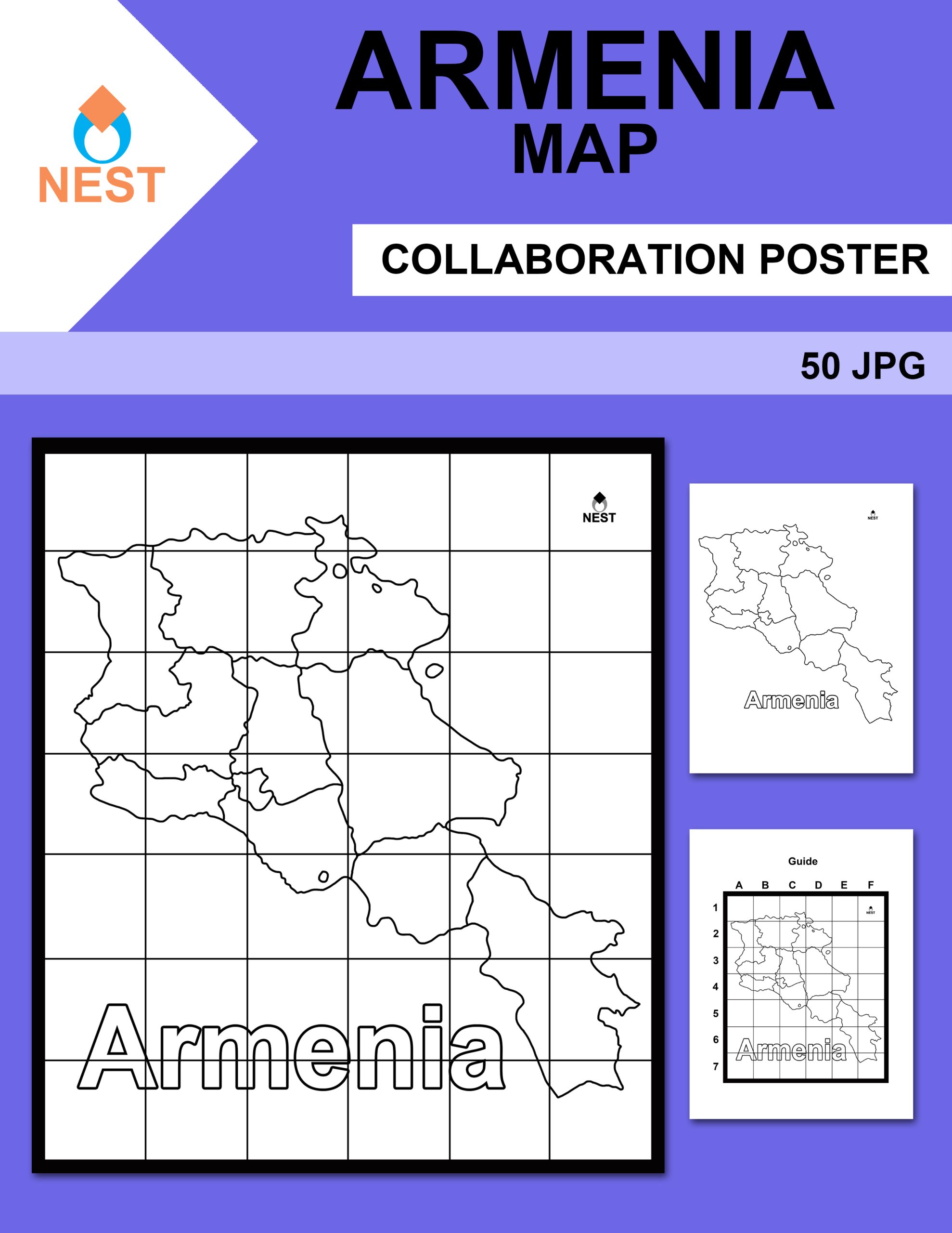Armenia Map Collaboration Poster
