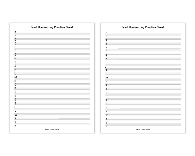 Handwriting Practice Sheets, Handwriting Sheets, Lettering Practice ...