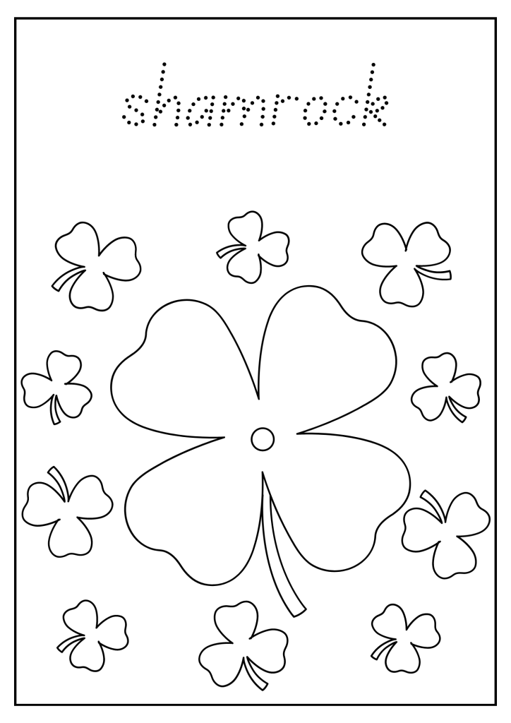St. Patrick's Day March Coloring Pages - Happy Leprechaun St Patrick's ...