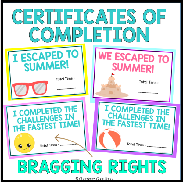 Escape to Summer Digital Escape Room Bundle for end of year Graduation ...