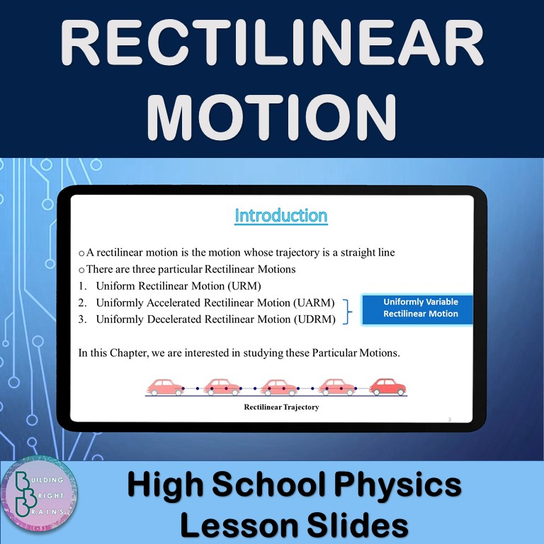 Rectilinear Motion | PowerPoint Lesson Slides High School Physics