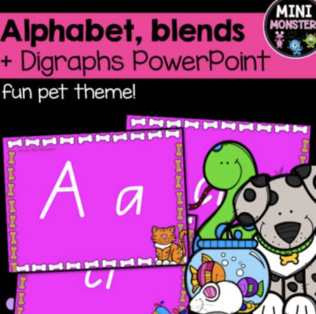 Alphabet Phonics Warm Up PowerPoint