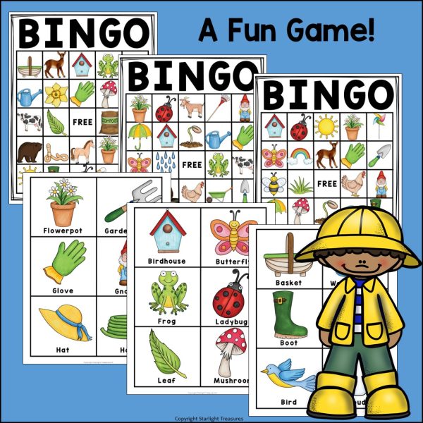Spring Bingo Cards for Early Readers - Spring Bingo FREEBIE - Made By ...
