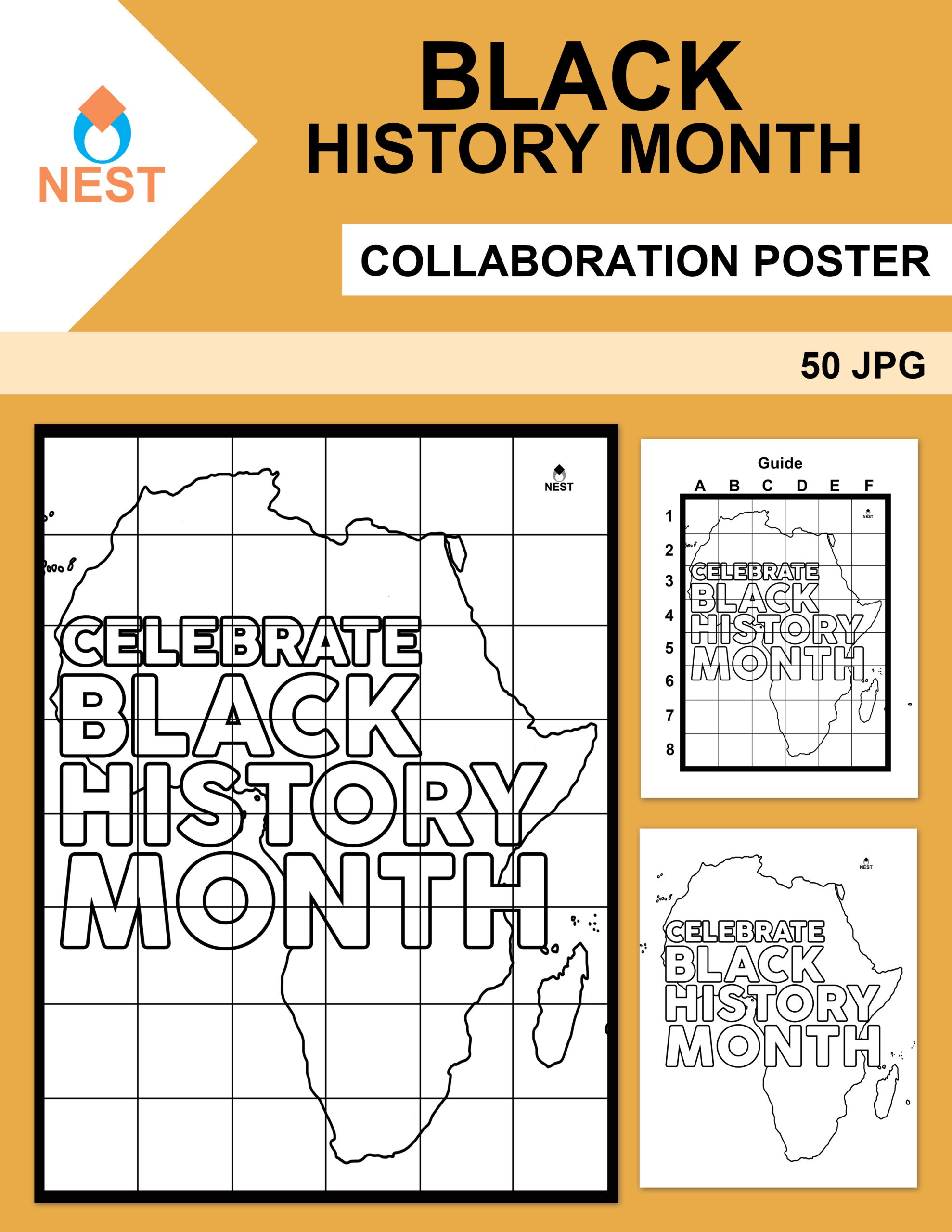 Black History Month Collaboration Poster