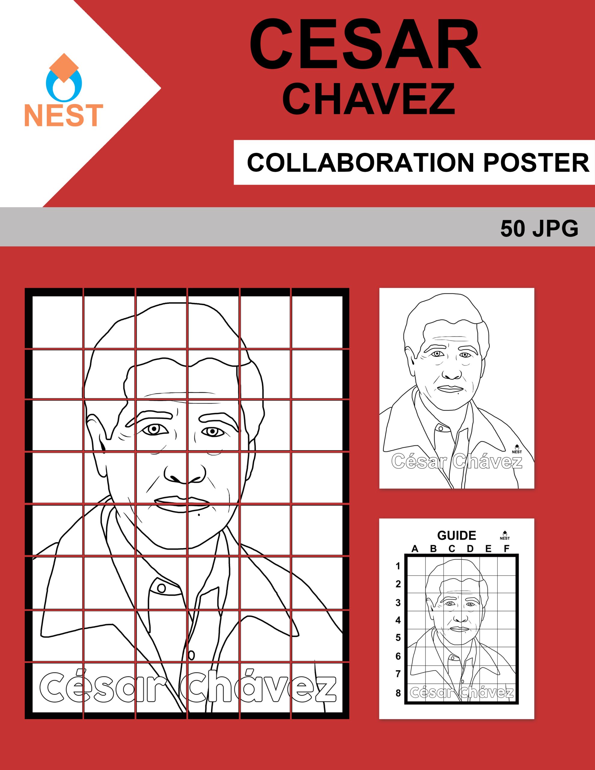 Cesar Chavez Collaboration Poster
