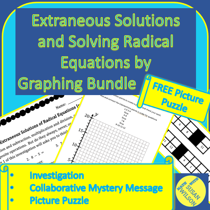 Extraneous Solutions and Solving Radical Equations by Graphing Bundle