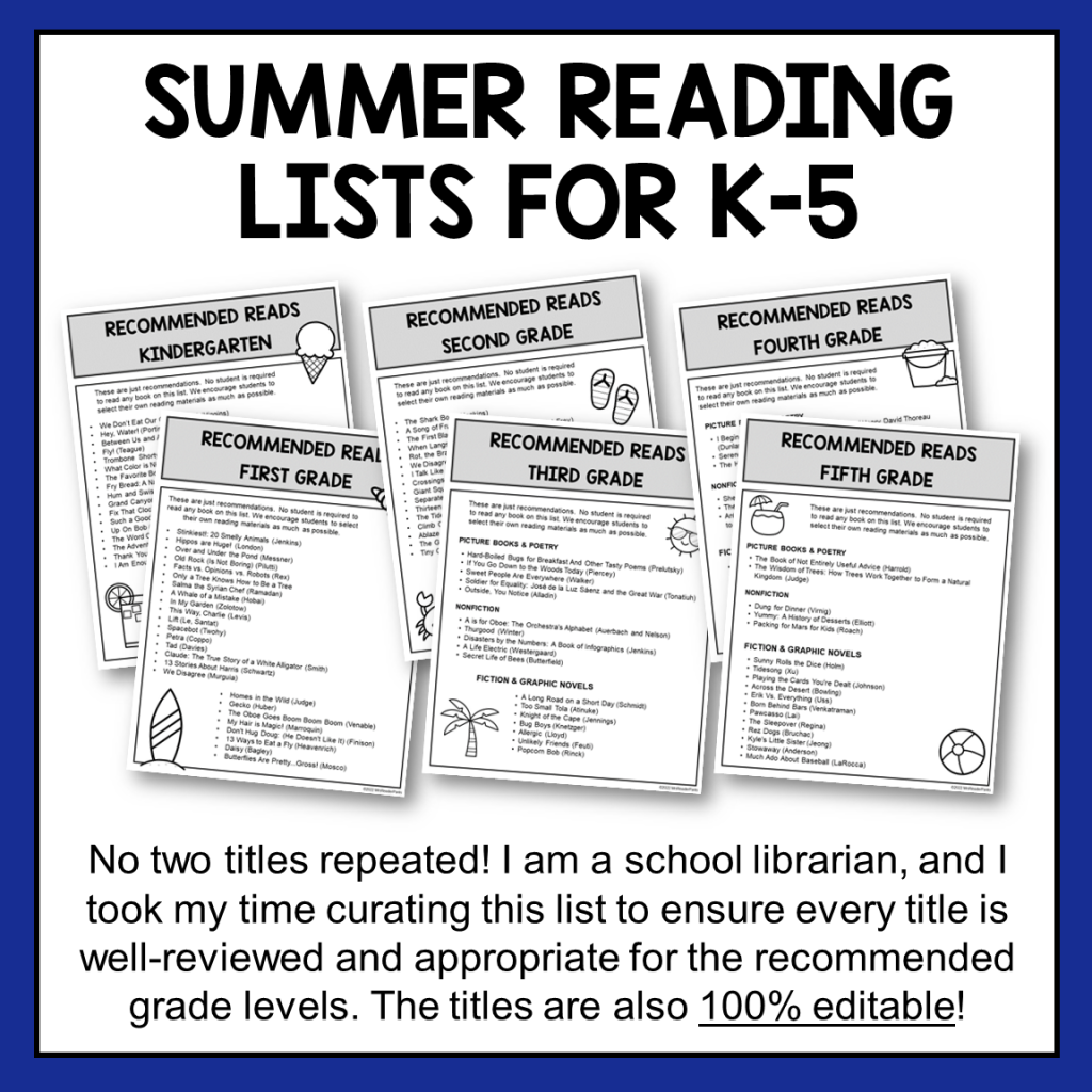 Summer Reading Bingo Challenge - Summer Reading Lists - Summer Reading ...
