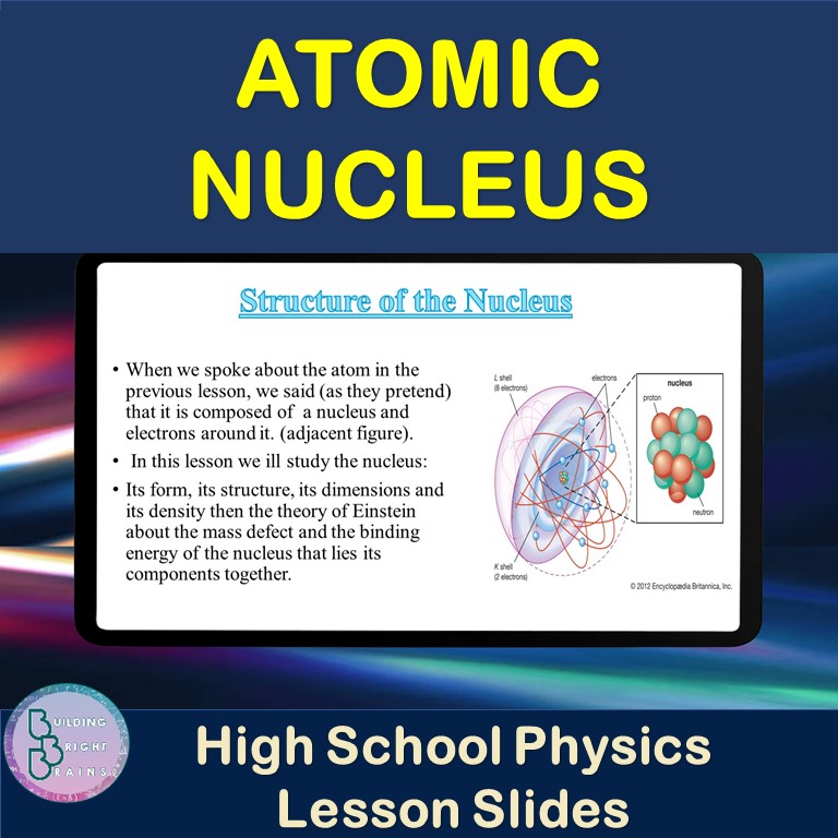 Atomic Nucleus | PowerPoint Lesson Slides High School Physics