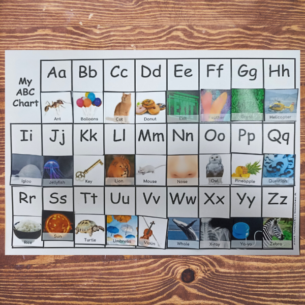 Editable! Printable ABC Book and Chart template - My Alphabet Book ...