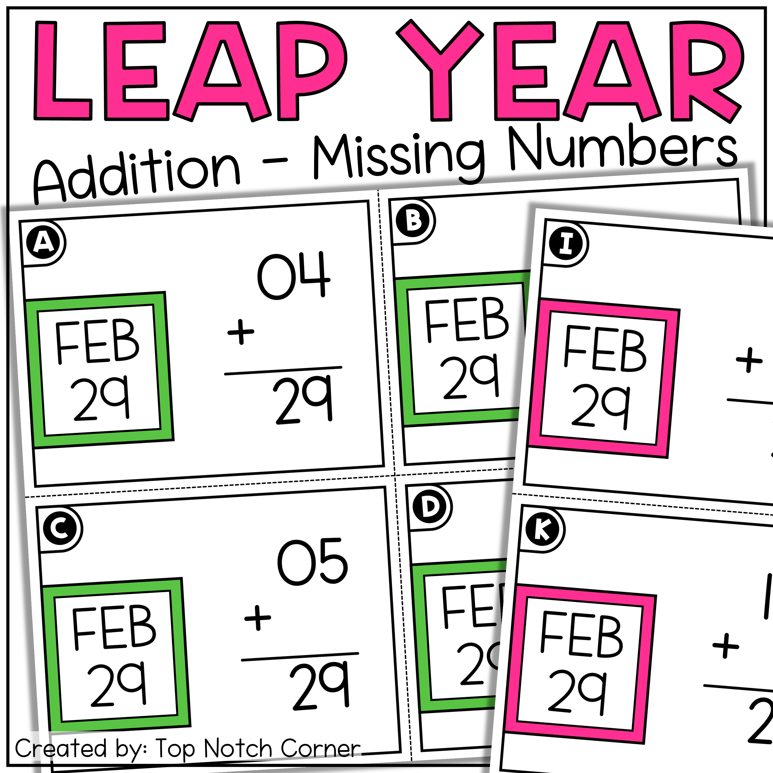 Leap Year Day 2024 Math Activities