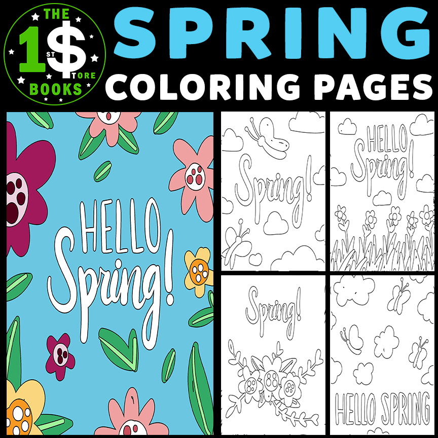 Spring Equinox Coloring Pages | Hello ! Spring Time Holiday Coloring Sheets