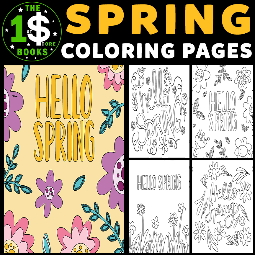 Spring Equinox Coloring Pages | Hello ! Spring Time Holiday Coloring Sheets