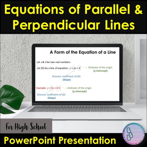 Equations of Parallel and Perpendicular Line | High School Math ...