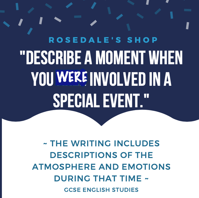 Describe a Moment when you were involved in a Special Event | BEST ANSWER!