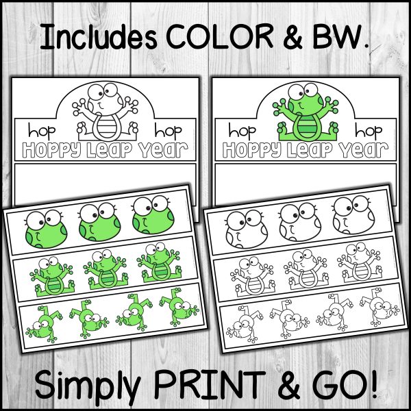 Leap Year 2024 Crown Activities - Leap Year Hat Craft - DOLLAR DEAL ...