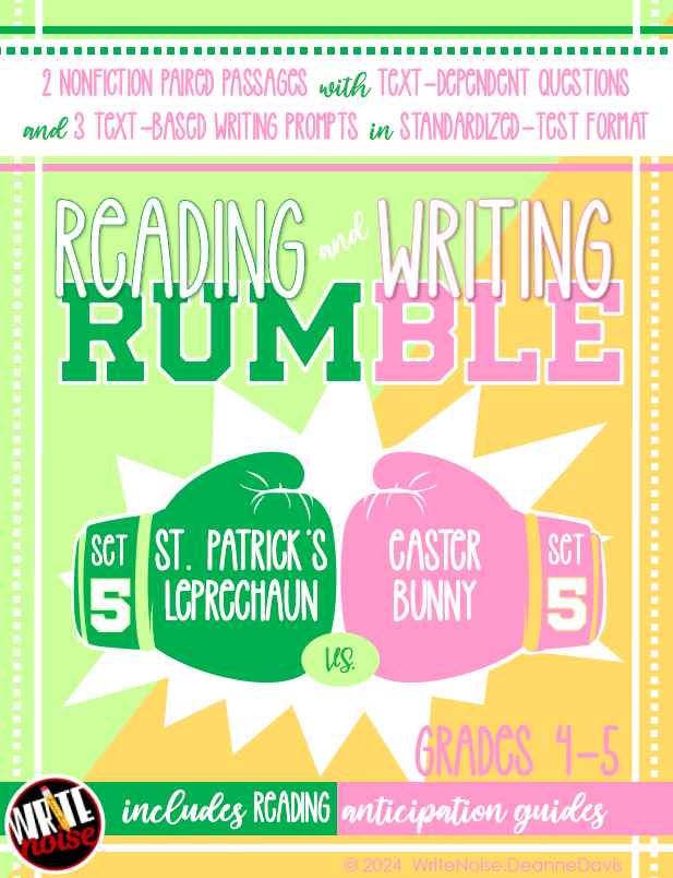 Text Rumbled Sample RUMBLE! Set 3: 2 Informational Passages + Text-Dependent Questions + 3 ...