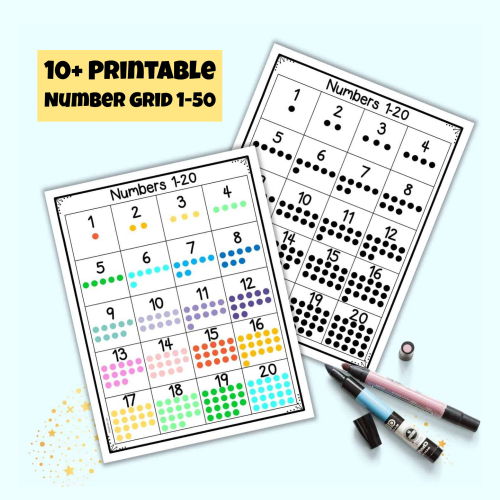Printable Number:Printable Number Grid 1-100 Worksheets | Made By Teachers