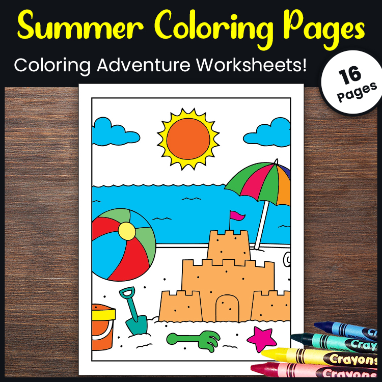 Beginning of the Year Coloring Pages | Summer Coloring Pages | Printables