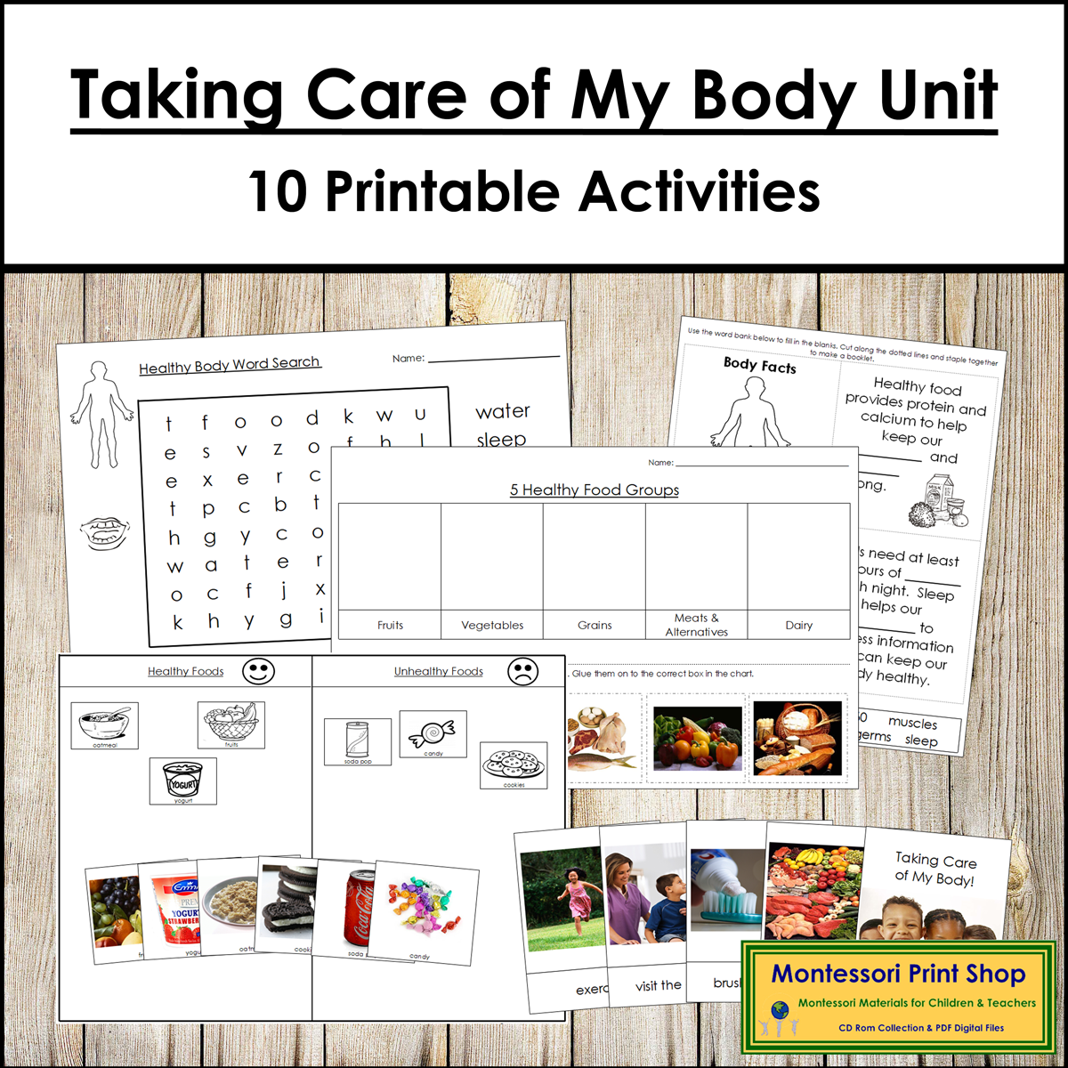 Taking Care of My Body Unit - Starter Pack