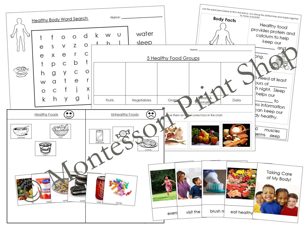 Taking Care of My Body Unit - Starter Pack - Made By Teachers