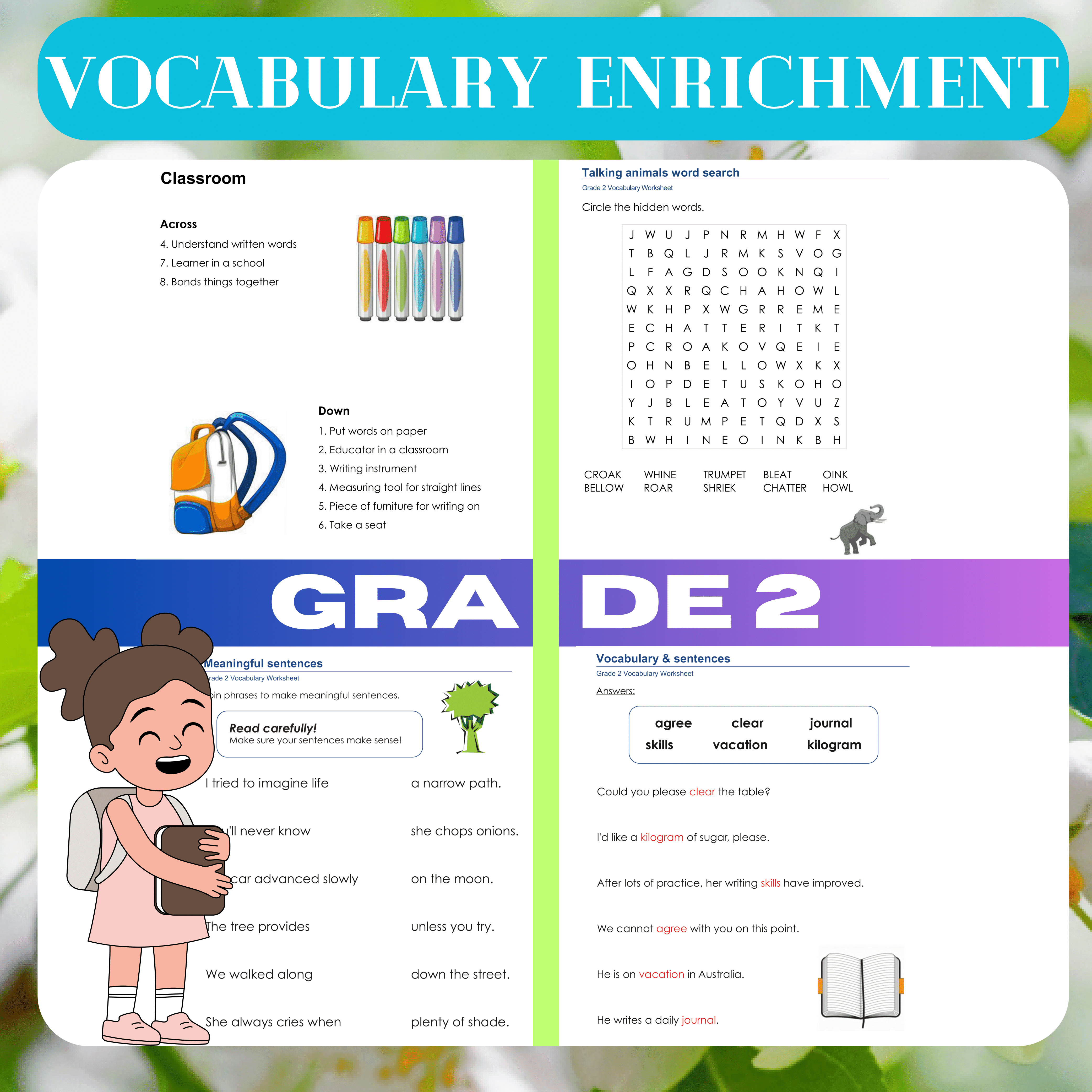 Vocabulary Enrichment: Grade 2 Word Work