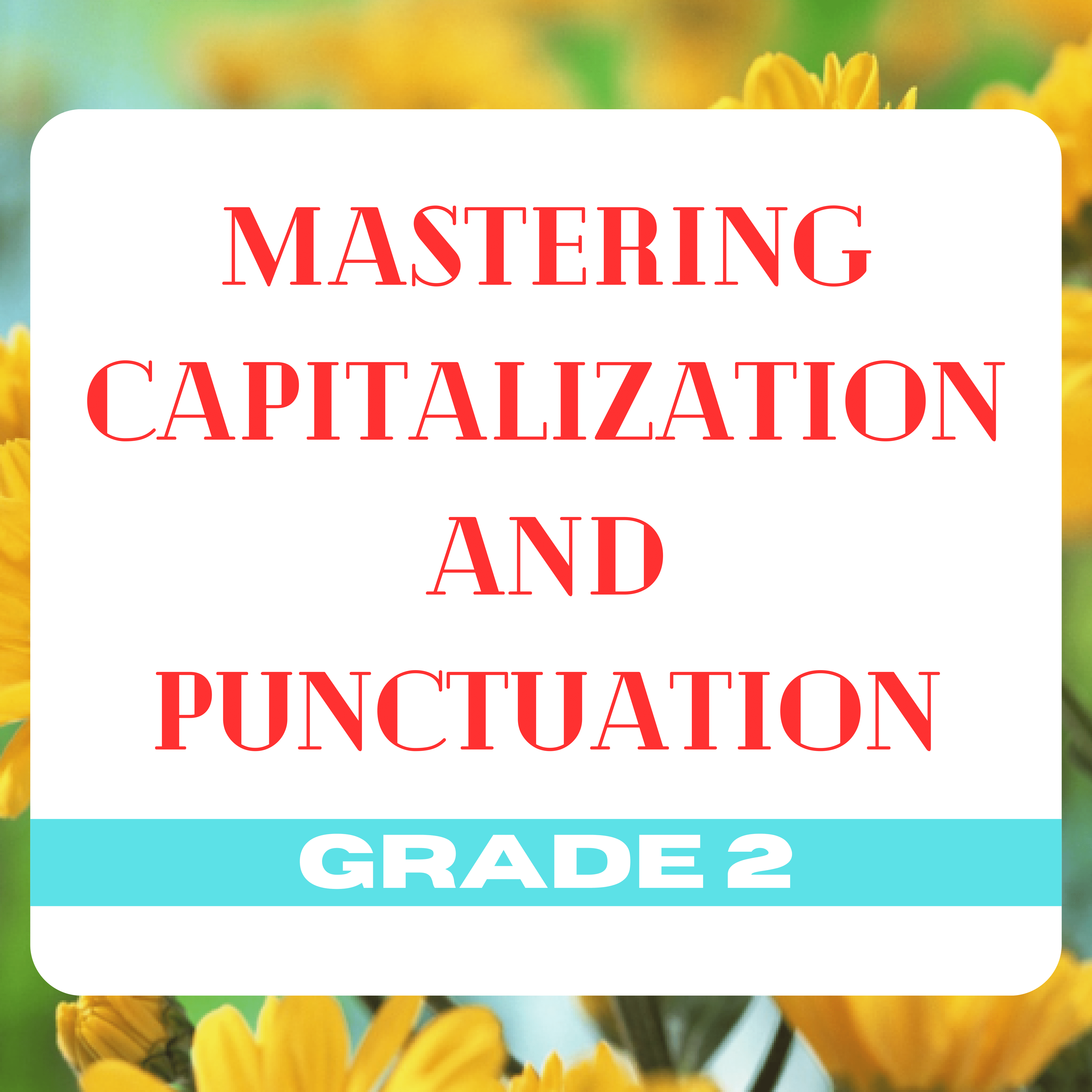 Mastering Capitalization and Punctuation: Grade 2 Worksheets