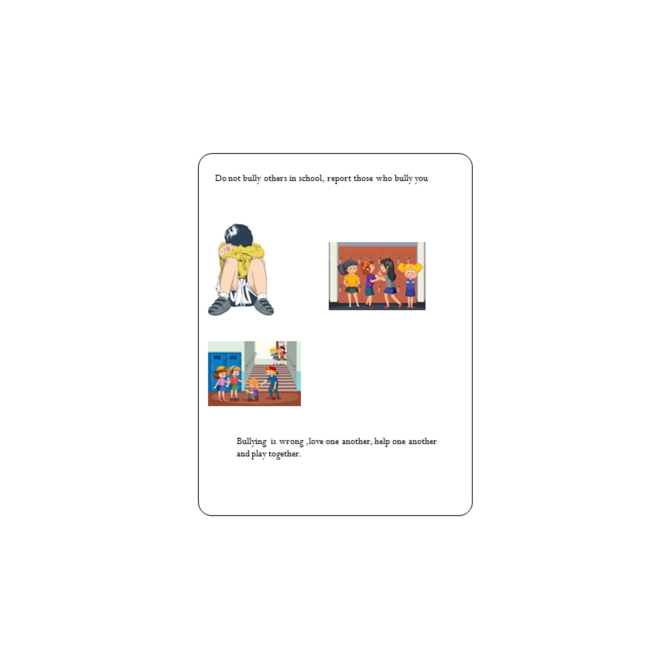 Safety at school awareness life skills