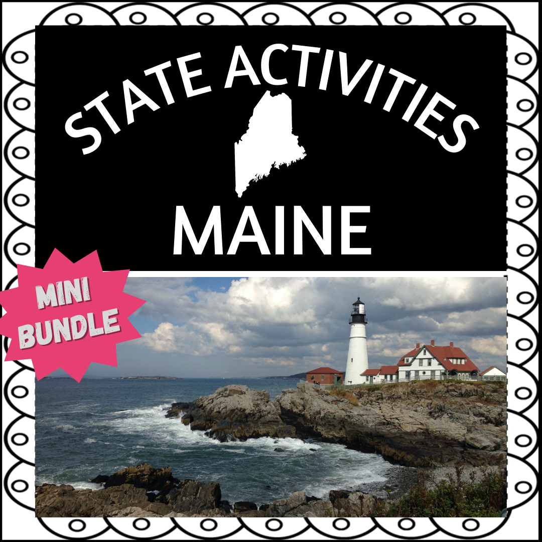Maine State Activities | US State Research and Informational Text