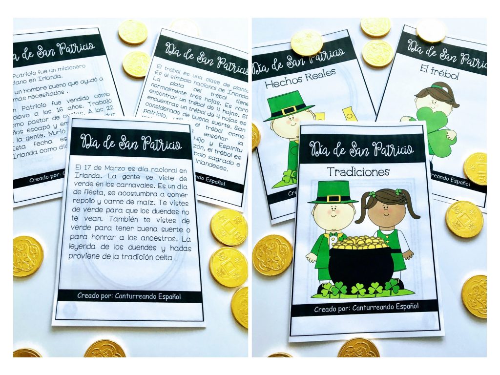 Día de San Patricio | St. Patrick's Day Activities in Spanish | Bundle ...