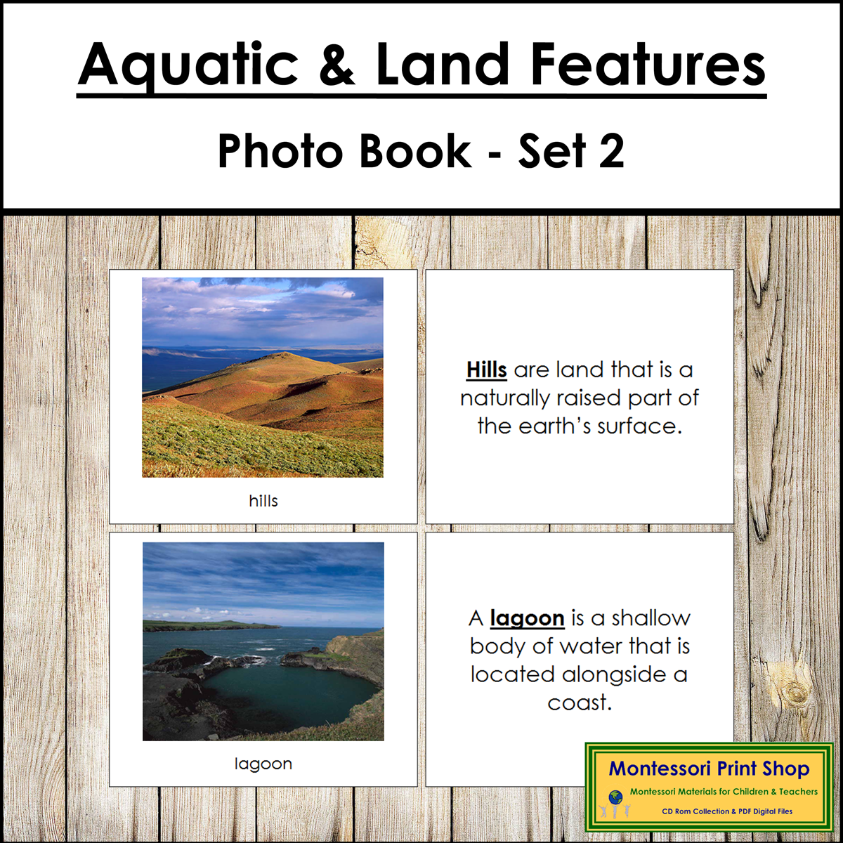 Aquatic and Land Features Book - Set #2