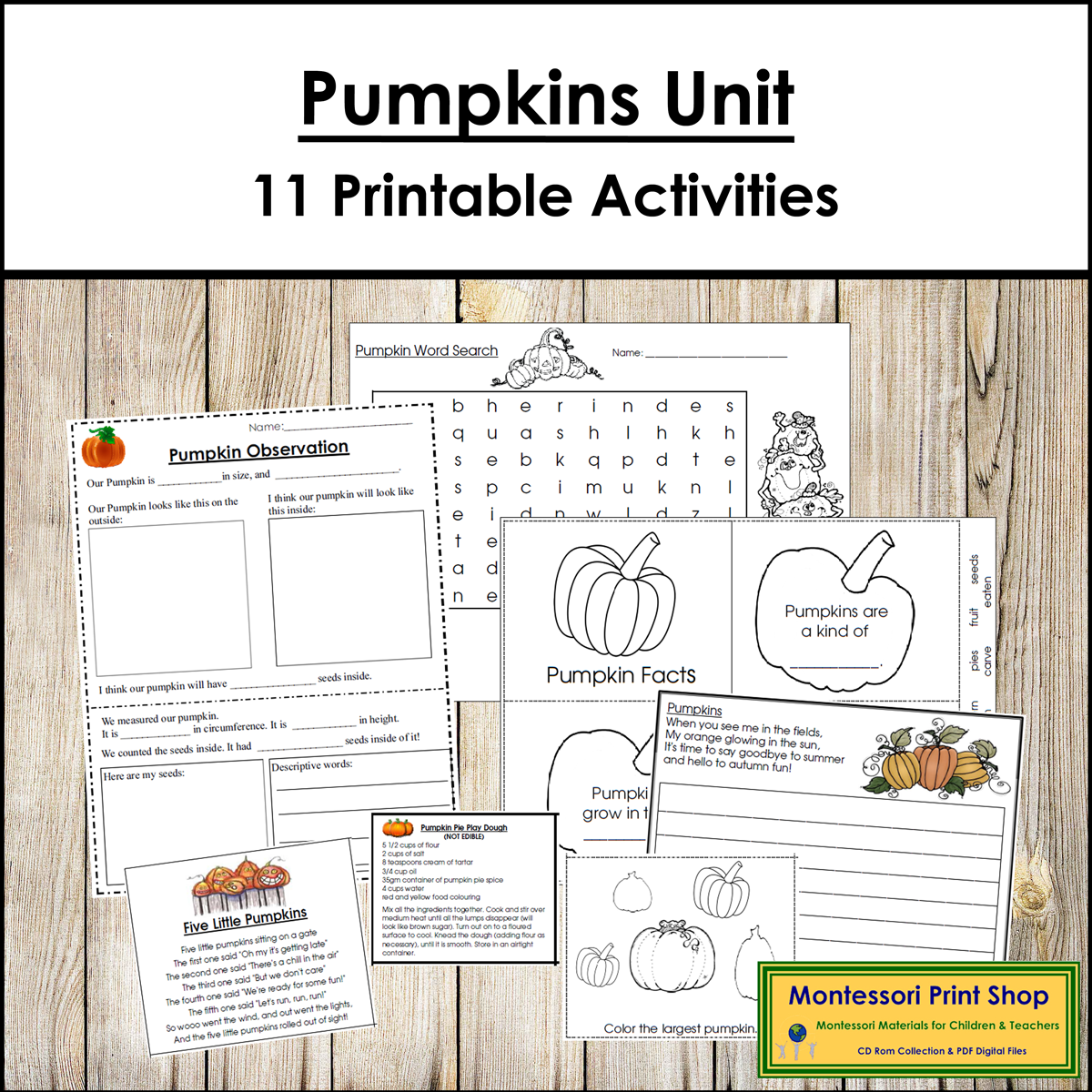 Primary Pumpkins Unit - Starter Pack