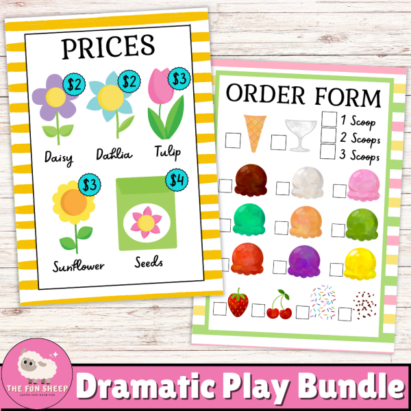Dramatic Play Bundle | Pretend Play Printables for Preschool PreK and ...